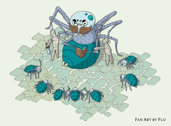 Spider Fan Art by Flo