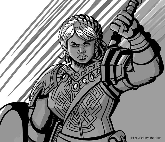 Vigdis Fan Art by R0gue