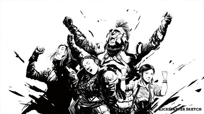 Campaign Celebration Sketch (Kickstarter)