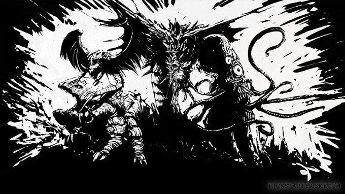 Monster Stretch Goal Sketch (Kickstarter)