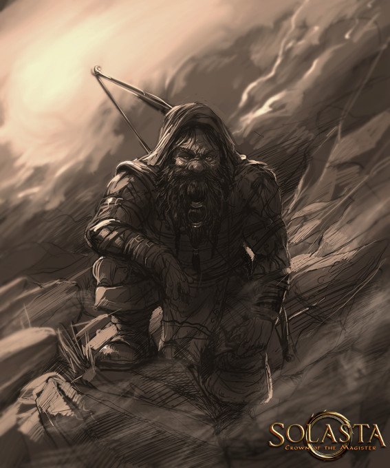 Dwarf Ranger Sketch (Kickstarter)