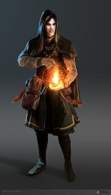 Human Wizard (M) Sketch