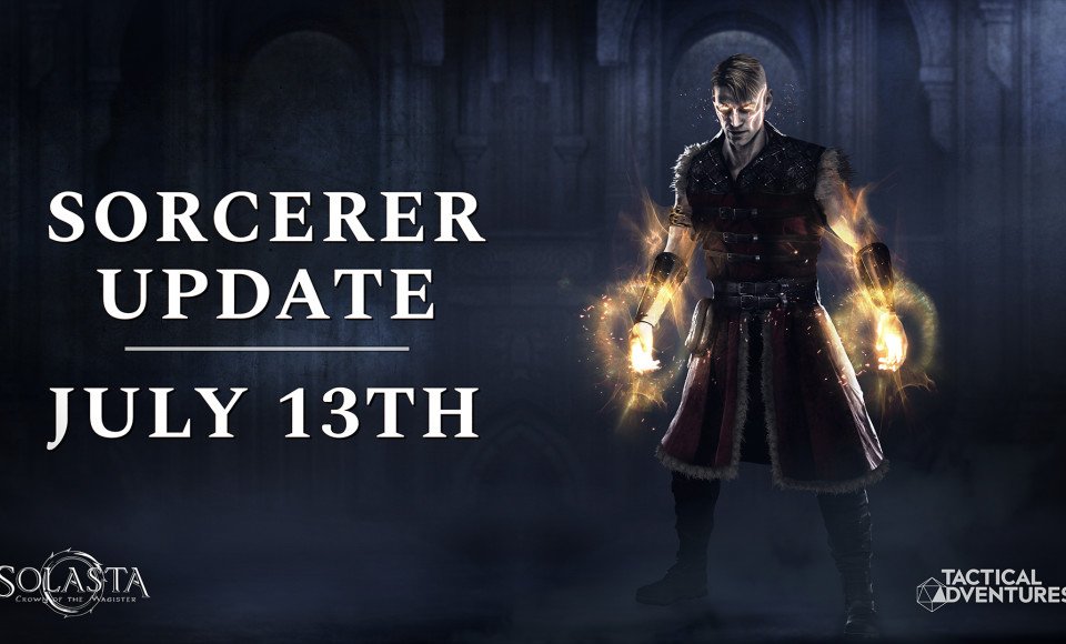 Solasta Sorcerer Update dropping hot on July 13th!