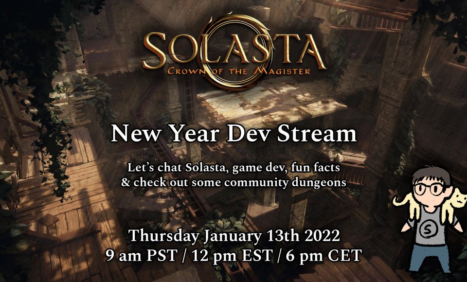 Happy 2022, Community Stream incoming Jan 13th!