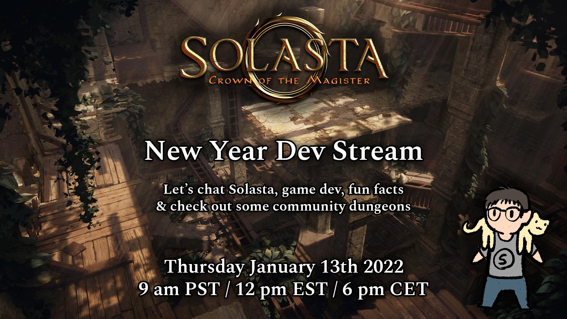 Happy 2022, Community Stream incoming Jan 13th!