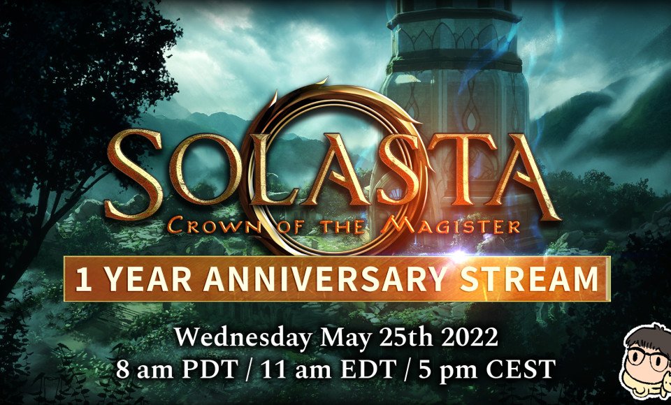 Solasta 1 Year Anniversary Stream + Giveaways - May 25th