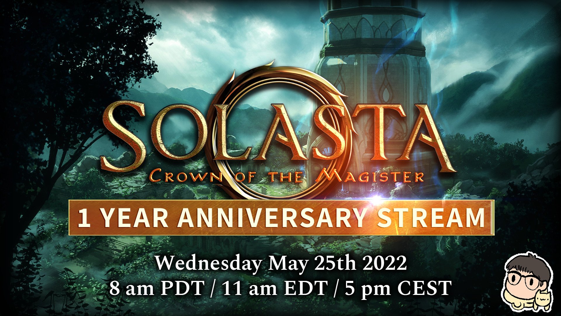 Solasta 1 Year Anniversary Stream + Giveaways - May 25th