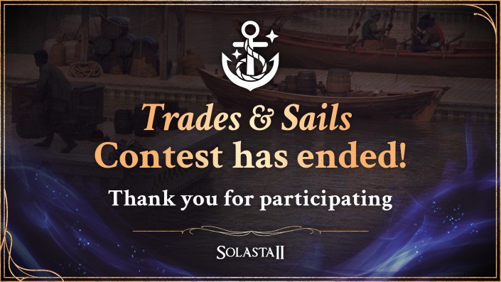 Trades & Sails Contest is now over!
