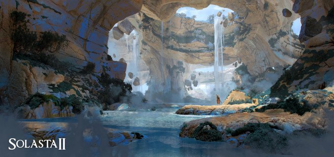 Coastal Cave Concept Art